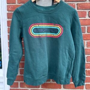 Zyia Green Dream Big Crew Neck Sweatshirt